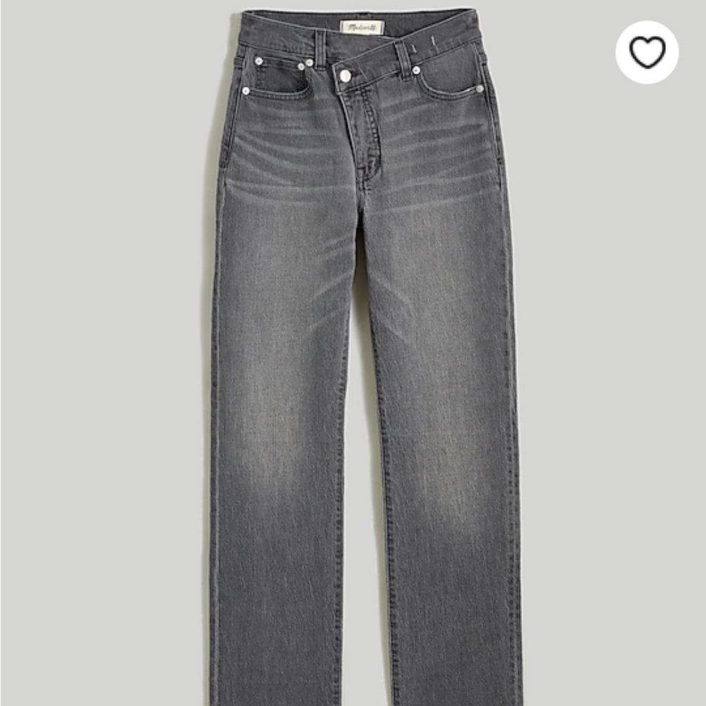Madewell 90s Straight Jean- Cross Tab Edition